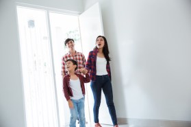 Open Front door Open House