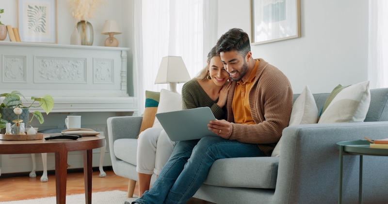 Laptop, living room and couple search website information for home investment, loan or real estate property discussion on sofa. Young people on couch with pc internet, planning future together. SSUCv3H4sIAAAAAAAAA22S3W7kIAyF34XruUgmk8zPq1TVyoBnggo4AqfbbDXvvgYi7U97d46Fjz87+VQasjPq9qmc92vmBOwoqlt3UAmjxVTlexqmriq0jik58NVpYDNHCKhuKs9E/ONyOl67Xj0PKjPwmjFLtjgDjA9prP7PUClLq5LXqy5CXnbf1p+FxyPUwBdljZk03s/WyJvhPOrL0E3DKKbT1+k02uv5JEbrbuhgusCkXg/q7SdjCjsQrNZRk0tyxsVHM8RzWboyyz0oFJw8ryy9Ys1b8e0KkRh5W2T5XkDvRuDiGnRpV/3xeOm78VTJy8Pc9rFyh32zep/ZSWja2sCa7+xOuC6ewHKBVGBJ4z6+DPuHRwo2IYTMLjQY8BC2qnBDDFUFyrzMxJSr3WALziSqZqFox6oMeVqTpo9Wh1jOEWRfaHNwoez+ztHuUTFqqUV4t1gEX+5QMtwHw05Q/i35igEjt24D8b/u/LX0iyhCC7MuZ/Lvbcv+OKS7qOfzN8X7yG7HAgAA