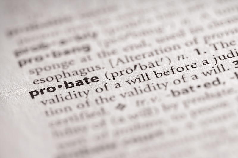 Selective focus on the word “probate”. Many more word photos in my portfolio.